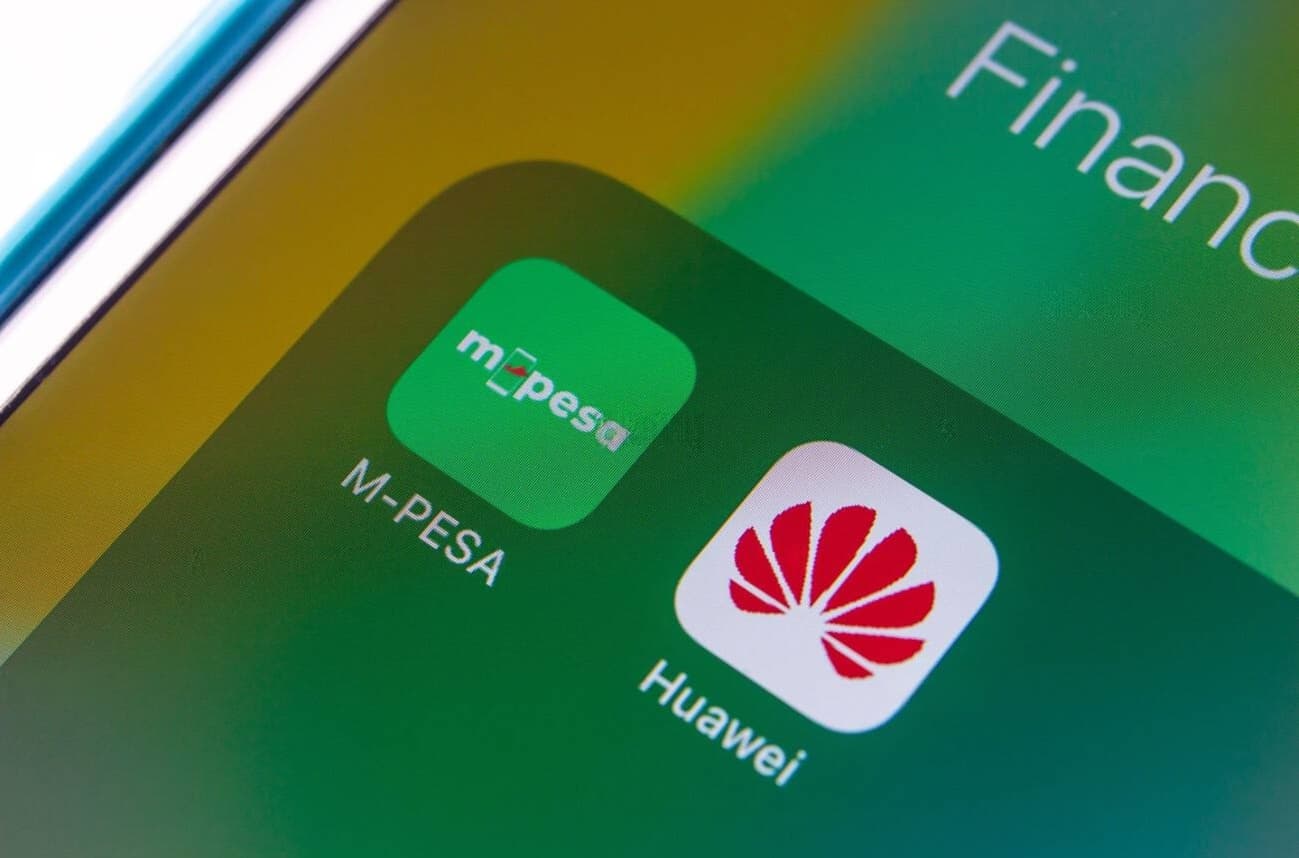 M-Pesa addon image showing the M-Pesa app on a mobile device